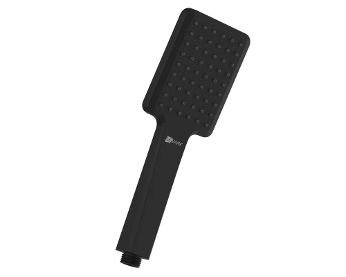 Лейка душевая 1-функциональная 86х258мм, черный, блистер, LM, LM8124BL