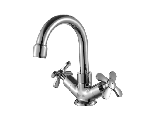 Partner Смеситель для раковины, пов.излив 119мм, р/ДВ, хром, LM, LM6547C