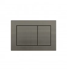 Кнопка смыва TOKITO TATSUMAKI SQUARE GUN METAL нержавеющая сталь, вороненая сталь (TOK-TATSUMAKI-SQ-GM)