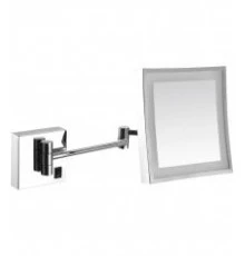 Зеркало Подвесное квадратное с LED подсветкой Nofer 08003.B