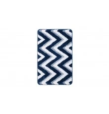 Коврик для ванной Fixsen River 1-ый FX-5004M, темно-синий, 50х80 см.