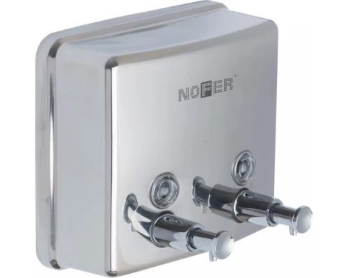 дозатор для мыла с двумя кранами inoxNofer 03005.B