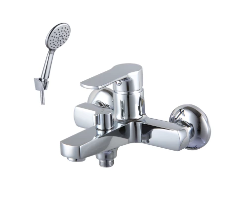 Plus_Grace Смеситель для ванны, монолит.излив 158мм лейка, р/ОД, хром, LM, LM1512C