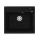 Кухонная мойка Lemark HANKA 570 врезная прямоугольная из кварцгранита, Антрацит 