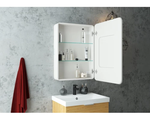 Зеркало-шкаф Elliott LED 550х800 правый с розеткой