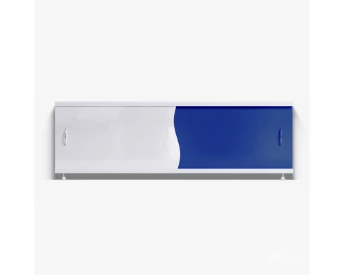 КОМБИ Экран для ванны 150 см, полистирол,(синий-P24), ALAVANN