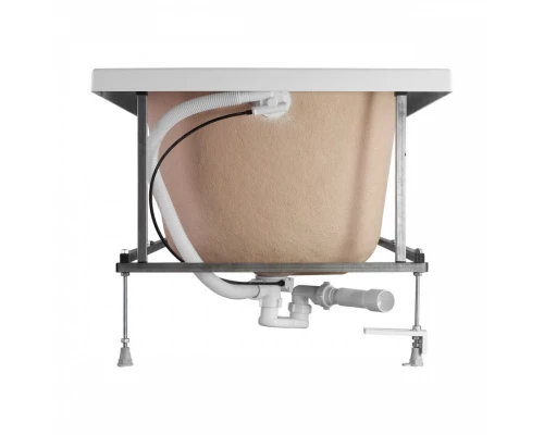 Монтажный комплект для ванны КАЛЕДОНИЯ 150х75 см. (рама, слив-перелив с сифоном, крепеж к стене, кре