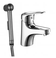 Luna Смеситель для раковины и биде, монолит.излив 113мм гигиен.душ, р/ОД, хром, LM, LM4116C