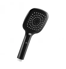 Лейка душевая квадратная 3-функц. 110*253 мм, черная. LM, LM1013Black