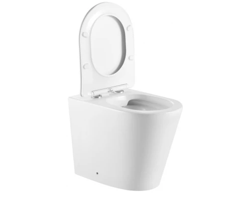 Унитаз приставной IBERICA BLANCA BURGOS ALTO Rimless белый (IB.BRA.331.1B1)