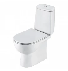 ОСТИН Унитаз-компакт, универс. вып., 2-х р. арм. Oli, сид. дюр. Soft-close, Clip up (тонкое), САНТЕК