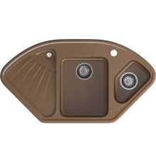 GRANFEST Мойка композит CORNER  GF-C--1040E угловая 1039*560мм  терракот арт.GF-