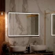 Зеркало Solid Black 900x700, реверсивное крепление