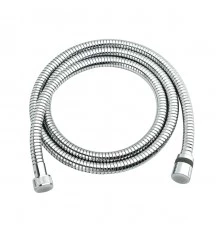 Шланг душевой двухзагибный растяжной от 1,5 до 2 м, стальной, хром. LEMARK
