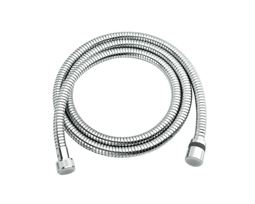 Шланг душевой двухзагибный растяжной от 1,5 до 2 м, стальной, хром. LEMARK