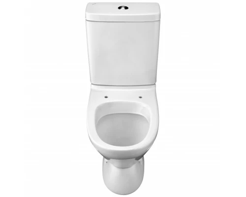 ЛИГА Унитаз-компакт, косой выпуск, 2-х режимная арматура, сиденье дюропласт Dino Plast, САНТЕК 