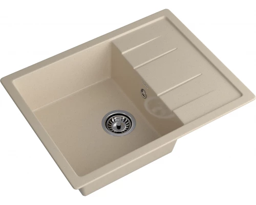 GRANFEST Мойка композит QUADRO GF-Q--650L чаша с крылом  650*500мм, кашемир