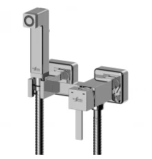 X25 Смеситель для биде, гигиен.душ на стену (к/25), р/ОД, хром, ROS, X25-54