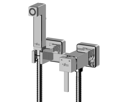 X25 Смеситель для биде, гигиен.душ на стену (к/25), р/ОД, хром, ROS, X25-54