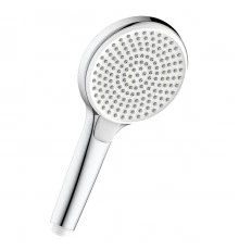 Лейка душевая круглая 3-функциональная Ø124х255мм, хром, блистер, LM, LM8126C