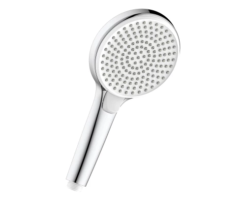 Лейка душевая круглая 3-функциональная Ø124х255мм, хром, блистер, LM, LM8126C