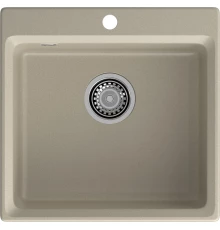 GRANFEST Мойка композит LEVEL, GF-LV-510, чаша 510*500, топаз