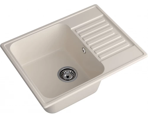 GranFest QUARZ (ECO-13) Мойка чаша+кр 620*480 (белый)