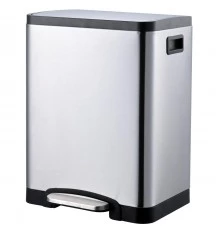 Контейнер для мусора прямоугольный с педалью 30 литров 09112.S