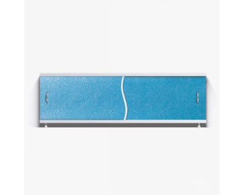 ПРЕМЬЕР Экран для ванны 170 см, полистирол,(капли-011), ALAVANN