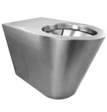 Унитаз из нержавеющей стали без сливного бака матовый 390х355х640 13013.S