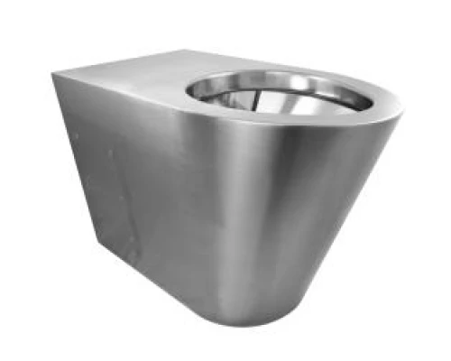 Унитаз из нержавеющей стали без сливного бака матовый 390х355х640 13013.S