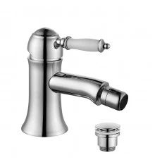 Villa Смеситель для биде, пов.аэратор 115мм дон.клап.Click/Clack, р/ОД, хром, LM, LM4808C