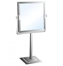 Зеркало косметическое  настольное квадратное двустороннее