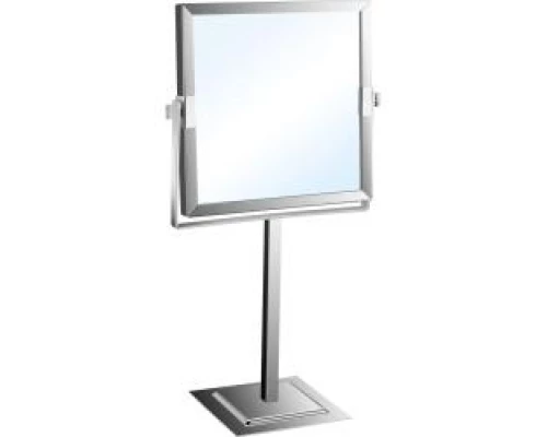 Зеркало косметическое  настольное квадратное двустороннее