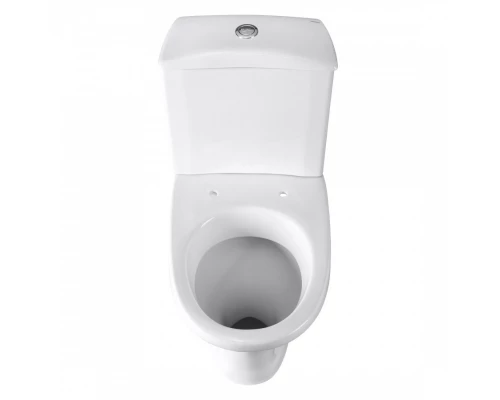 Унитаз-компакт "Вест" косой выпуск, с кнопочной арматурой и сиденьем  SANTERI