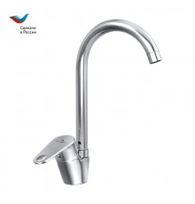 КОТТЕДЖ Смеситель для мойки с высоким изливом, одноручный, СЛАВЕН, Л22