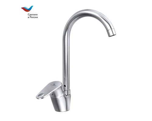 КОТТЕДЖ Смеситель для мойки с высоким изливом, одноручный, СЛАВЕН, Л22