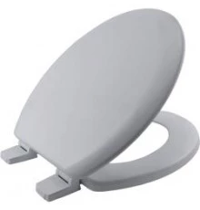 Сиденье для туалета деревянное серое