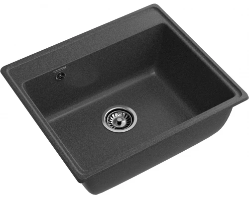 GRANFEST Мойка композит VERTEX, GF-V-580, чаша 580*500, графит