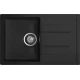 GRANFEST Мойка композит QUADRO GF-Q--780L  чаша с крылом 780*500 мм  черный арт.GF-