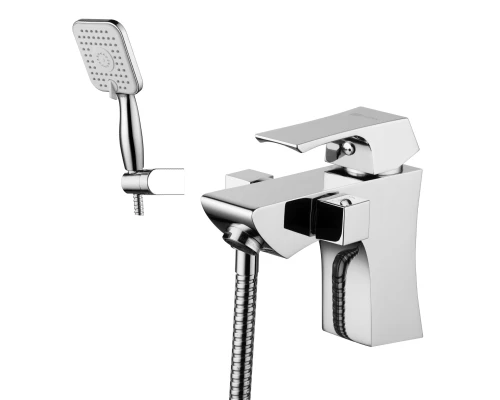 Unit Смеситель на борт ванны, на борт с изливом 136мм лейка, р/ОД, хром, LM, LM4515C