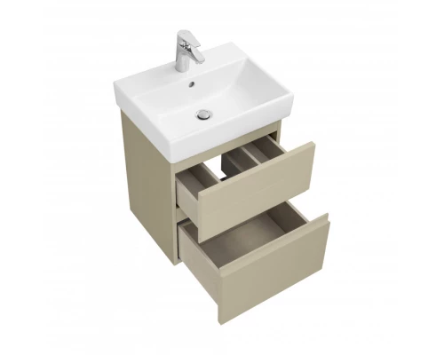 OLETA Тумба под раковину Oleta 50, 2 ящ., капучино