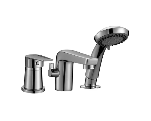 S35 Смеситель для ванны, на борт 3отв. с изливом 129мм, р/ОД, хром, ROS, S35-39