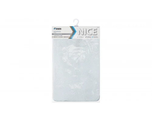 Коврик для ванной Fixsen Nice, голубой, 1-ый (50х80 см) FX-9002C