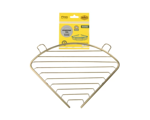 Полка угловая одноэтажная FIXSEN HOTEL золото-сатин (FX-31051-1G)