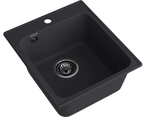 GranFest QUARZ (ECO-17) Мойка  1-чаш. 420*480 (черный)