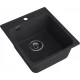 GranFest QUARZ (ECO-17) Мойка  1-чаш. 420*480 (черный)