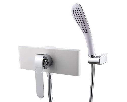 Melange Смеситель для душа, без излива лейка р/ОД, хром/белый, LM, LM4903CW