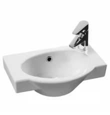 ФОРУМ Раковина 45х28 см. (П), хр.кольцо, крепление, САНТЕК