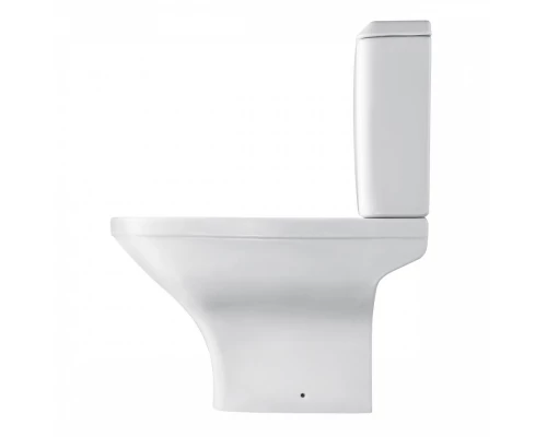 ЛАЙН RIMLESS Унитаз-компакт безободковый, арм. 2-х уровн.,сид. дюро, тонкое, soft-close САНТЕК